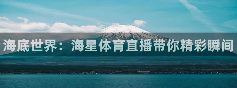 海底世界：海星体育直播带你精彩瞬间
