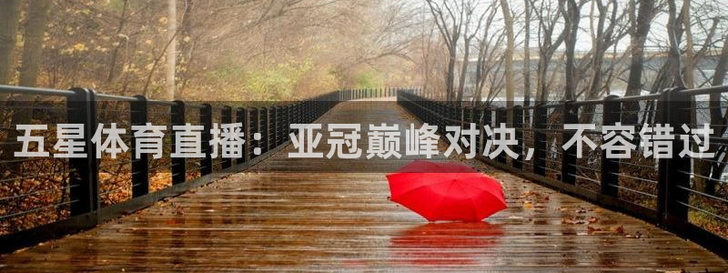 五星体育直播：亚冠巅峰对决，不容错过